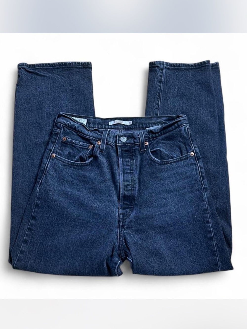 💜 Levi’s Black Ribcage Straight Jeans (W30 L27)